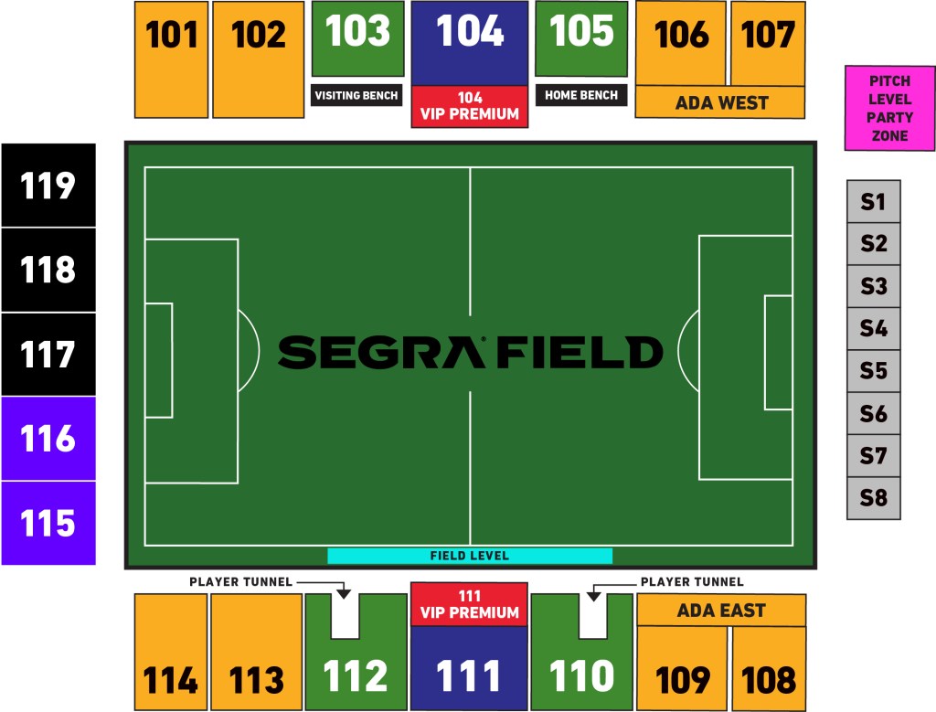 Segra Field Seating Map Loudoun United Fc
